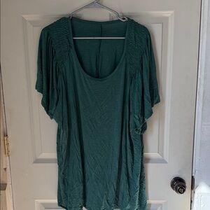 Lane Bryant Deep Teal Scoop Neck Tunic